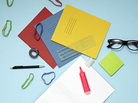 Exercise Books Red Blue Yellow Accessories Overhead Lifestyle HR