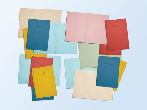 A4 exercise Tinted Paper Group 3x2 b