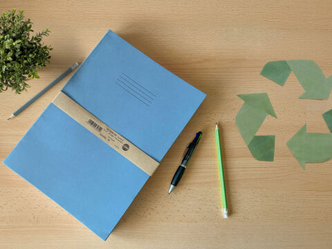 Recycled logo paper Banding