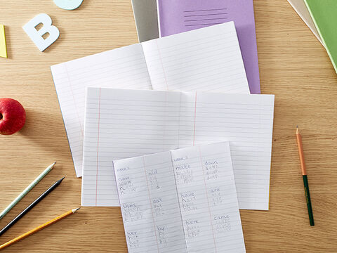 8x6 5 Exercise Book Lined Margin Lifestyle SQ LR